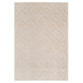 Warm White Interlocking Rug - Sade