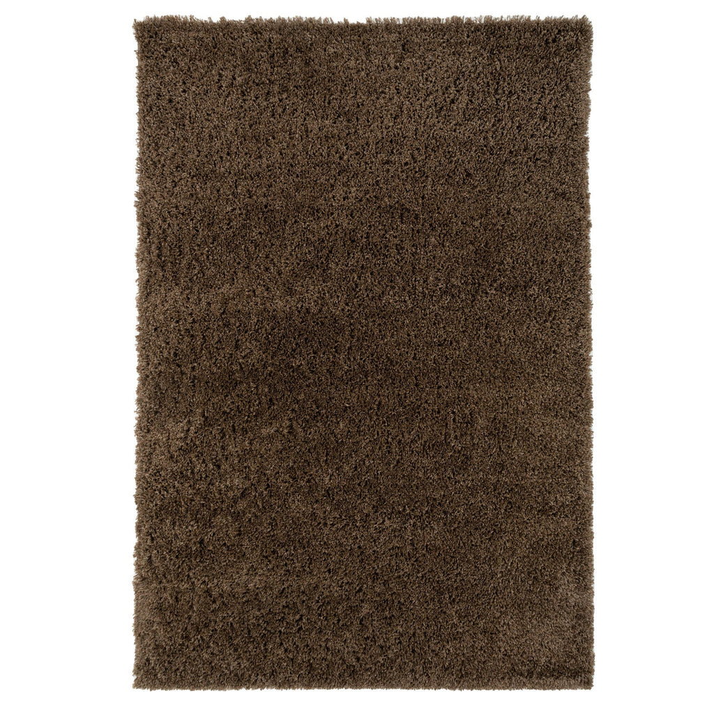Soft Everyday Brown Shaggy Runner Rug