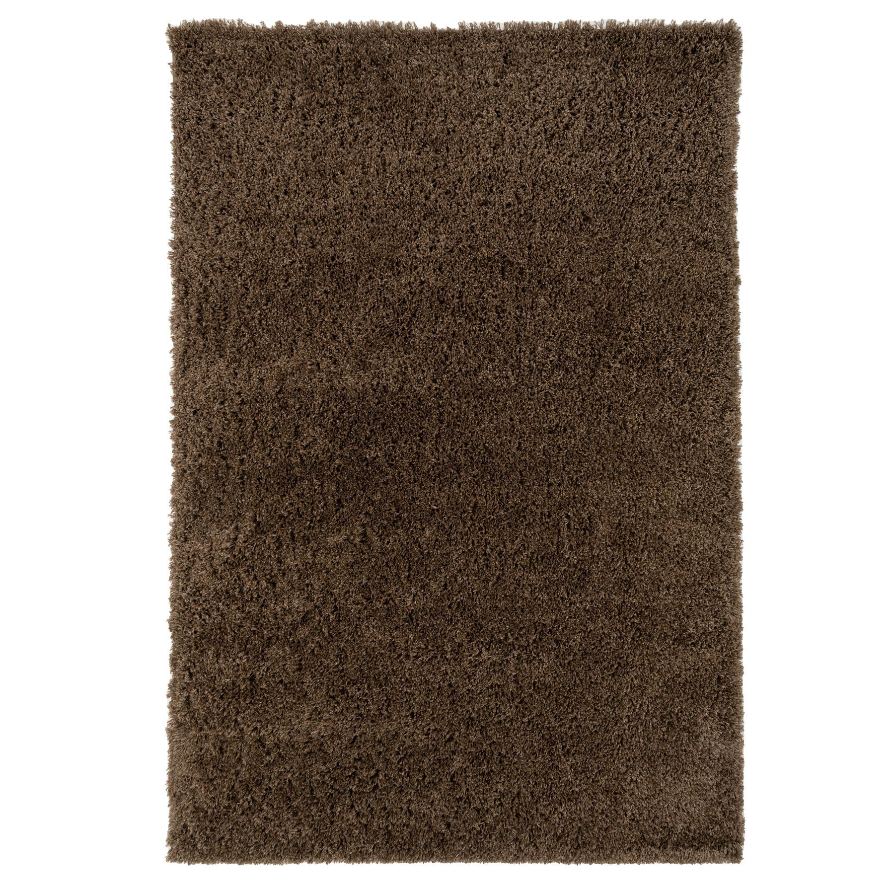 Soft Everyday Brown Shaggy Runner Rug