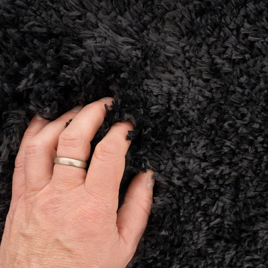 Soft Everyday Charcoal Shaggy Rug