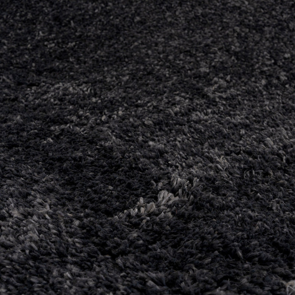 Soft Everyday Charcoal Shaggy Rug