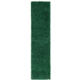 Soft Everyday Dark Green Shaggy Runner Rug