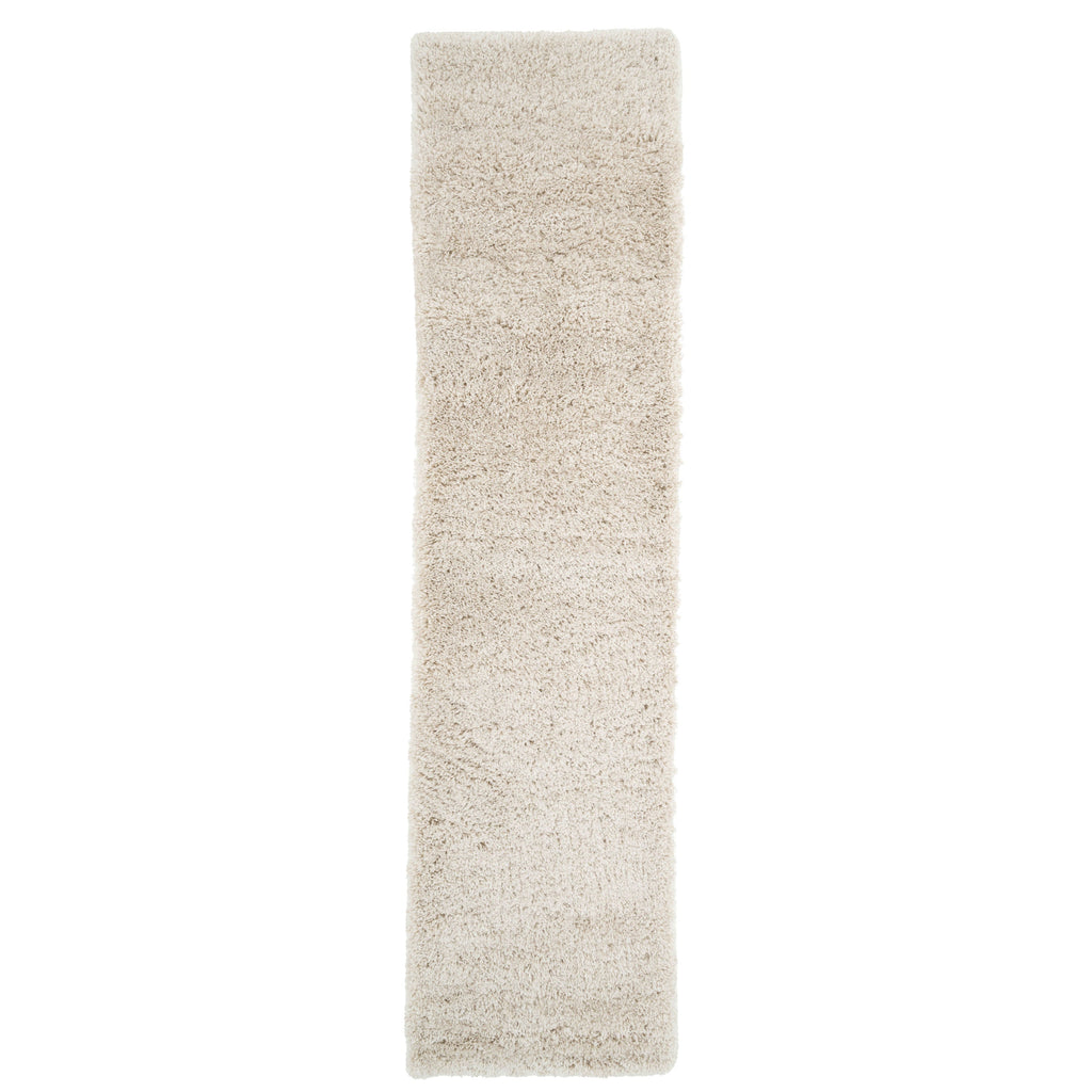 Soft Everyday Light Beige Shaggy Runner Rug