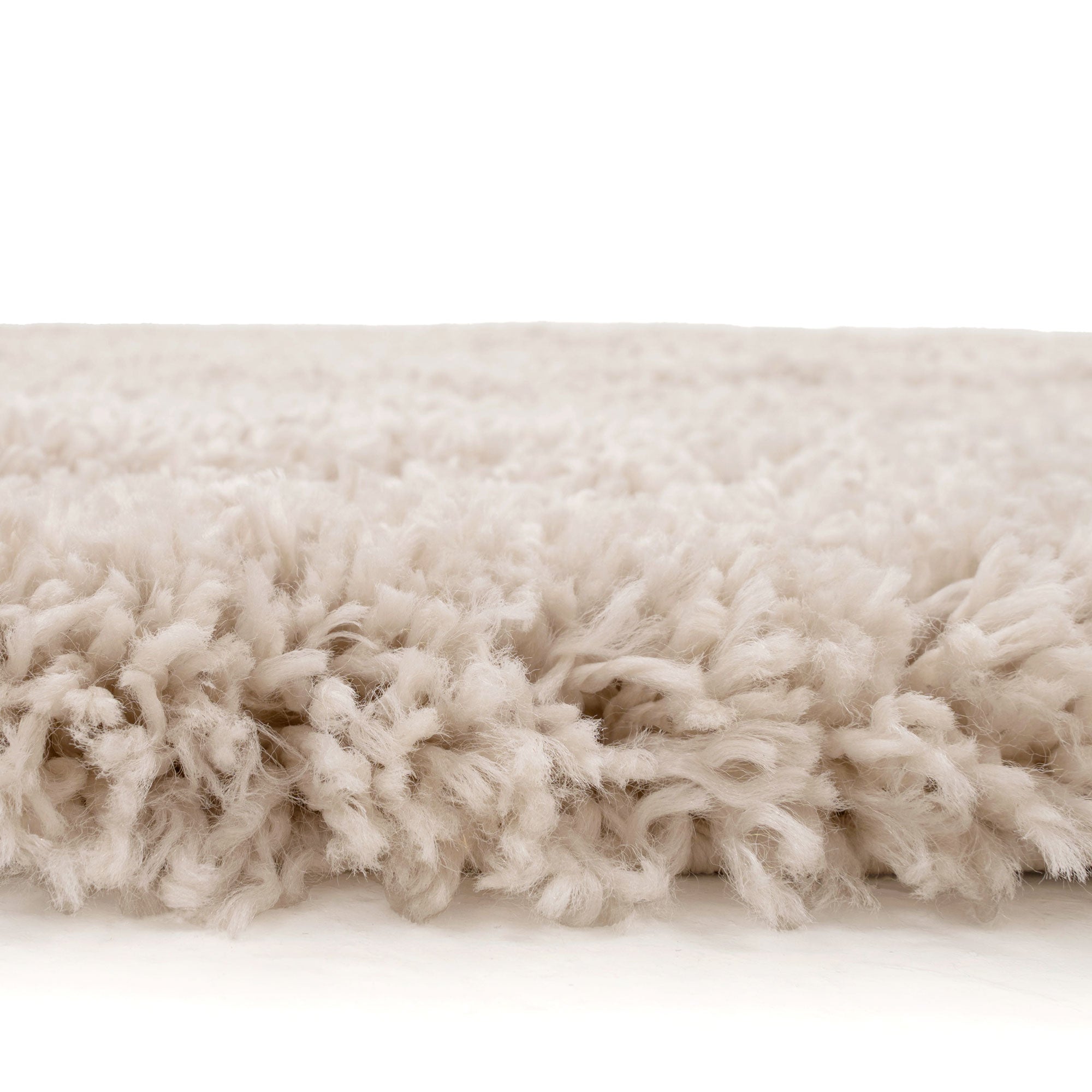 Soft Everyday Light Beige Shaggy Runner Rug