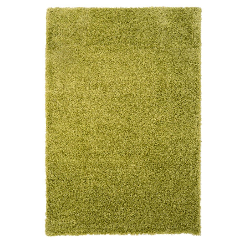 Soft Everyday Moss Green Shaggy Rug
