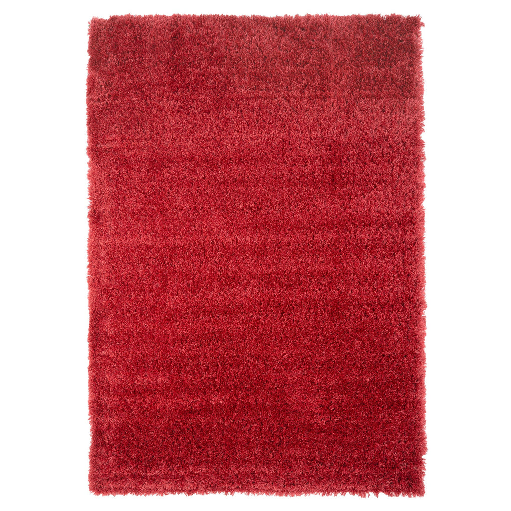 Soft Everyday Wine Shaggy Rug - Aspen
