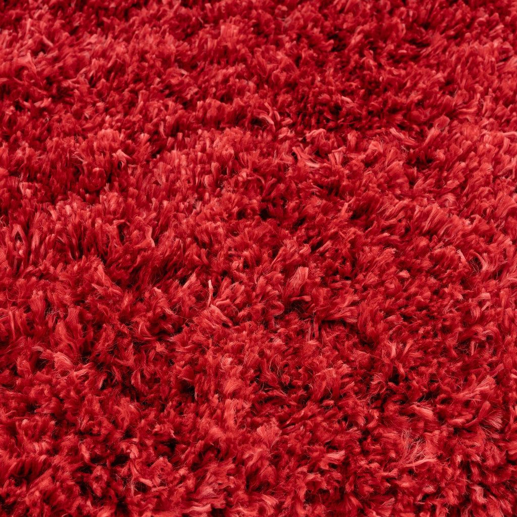 Soft Everyday Wine Shaggy Rug - Aspen