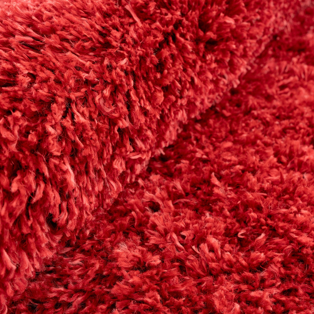 Soft Everyday Wine Shaggy Rug - Aspen