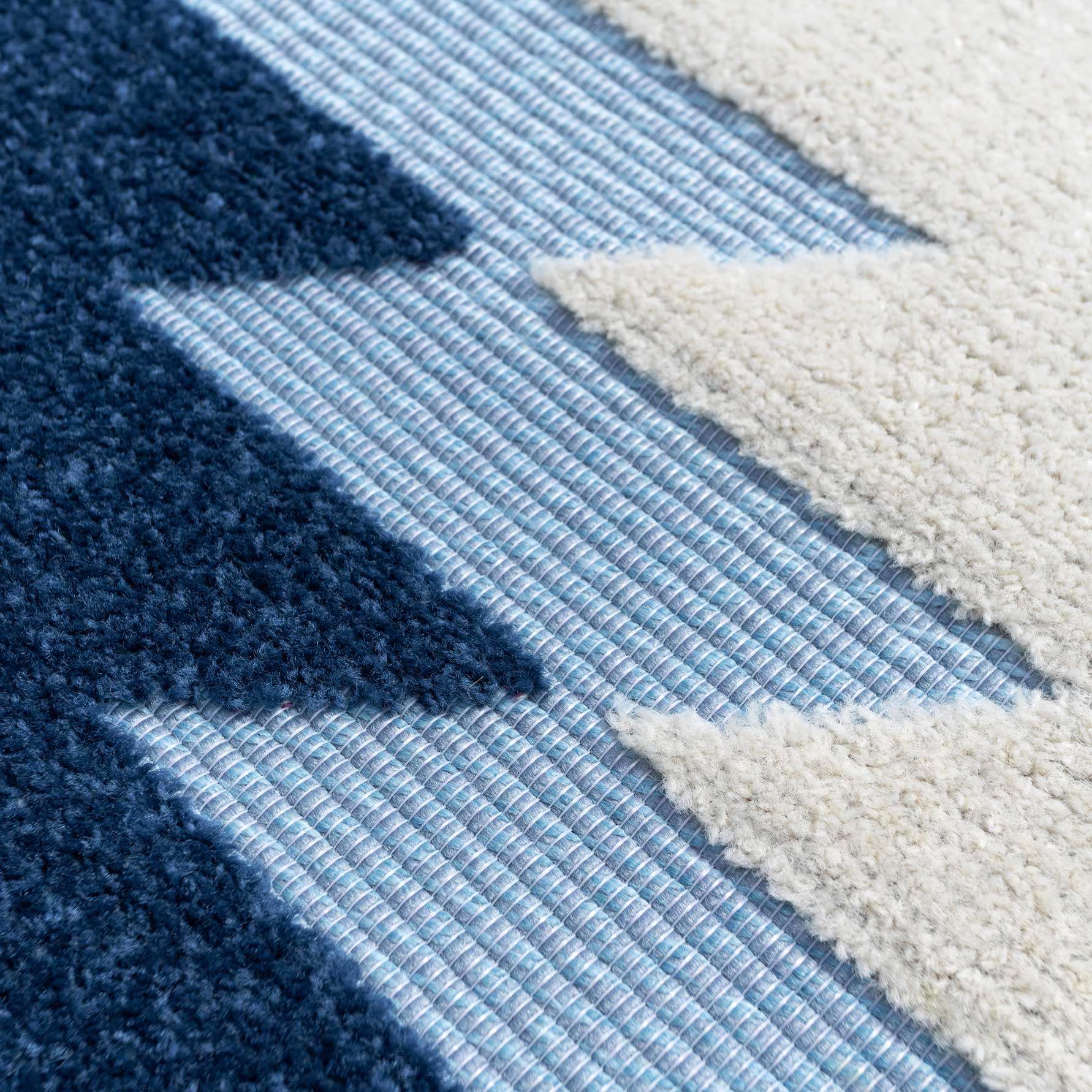 Light Blue Aztec Outdoor Area Rug - Bali