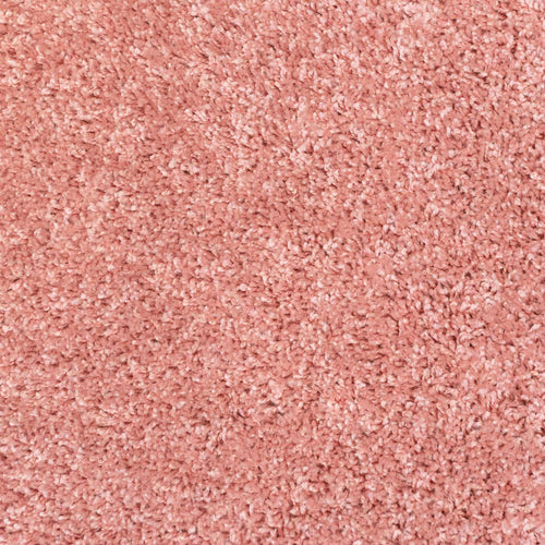 Blush Pink Shaggy Circle Rug
