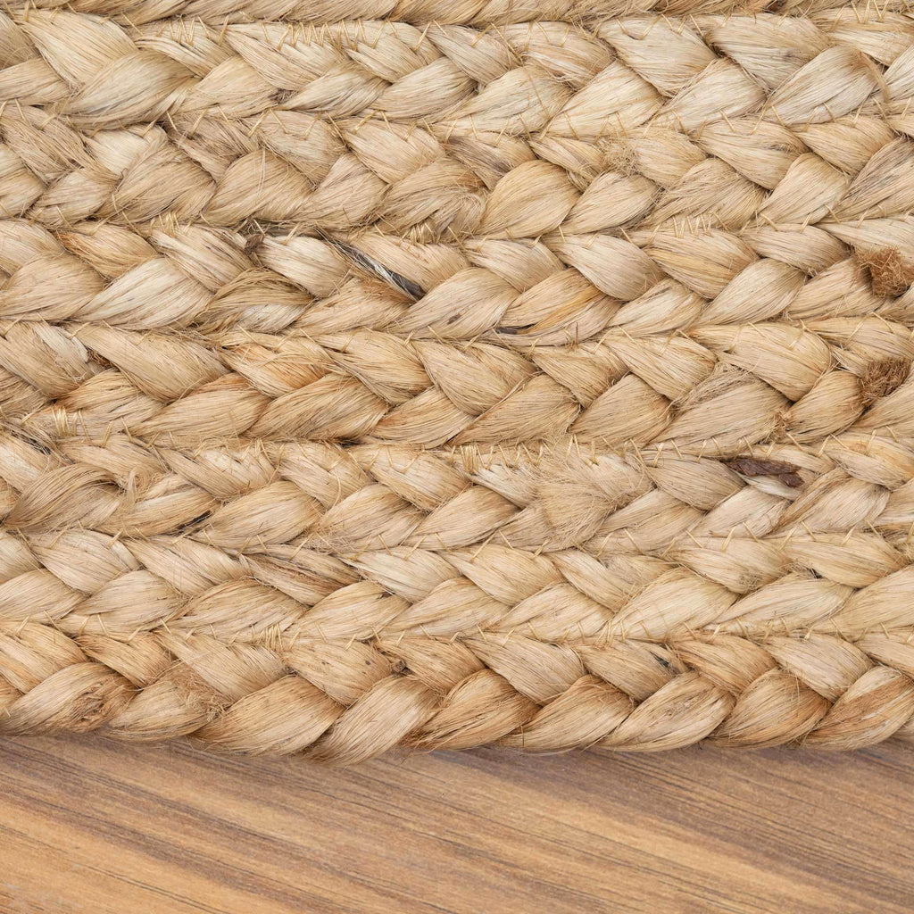 Rustic Jute Round Natural Circle Rug