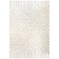Cosy Soft Chevron Beige Moroccan Berber Bedroom Rug - Carlos