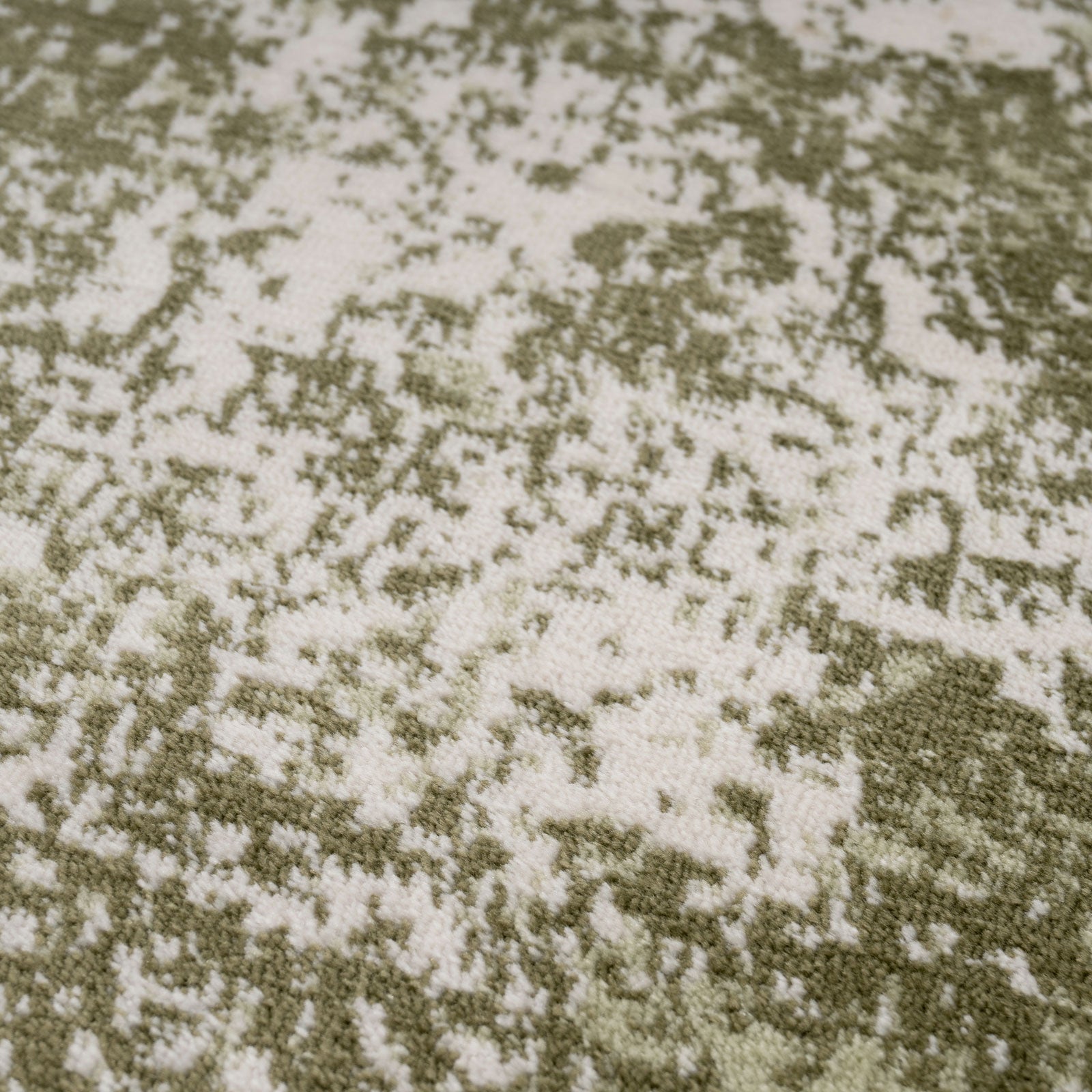 Earthy Green Abstract Rug - Barrow