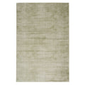 Soft Green Chevron Rug - Braided