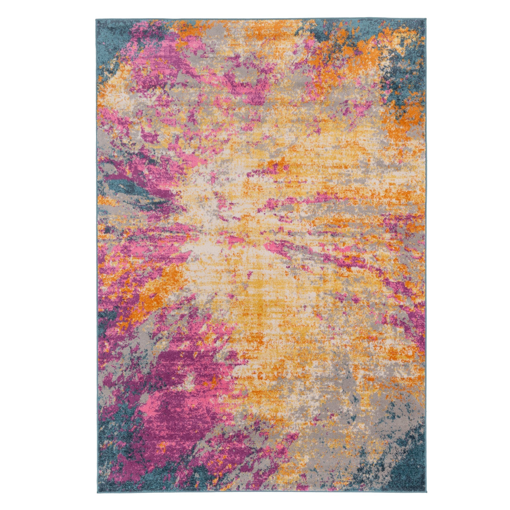 Abstract Multicolour Area Rug - Pulse