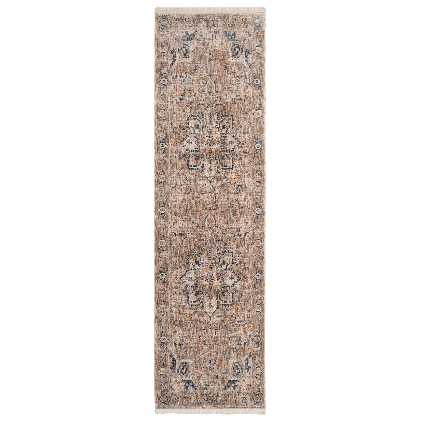 Blue Terra Medallion Area Rug - Neta