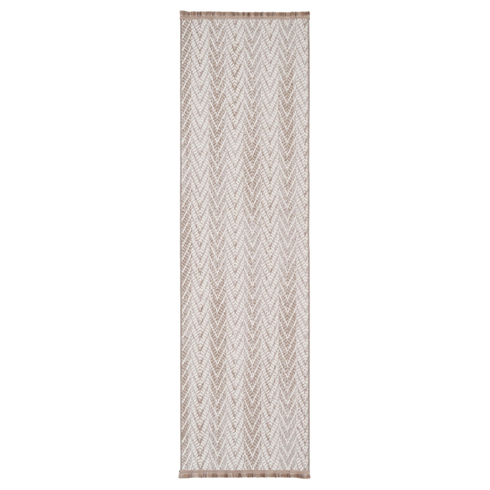 Grey Herringbone Area Rug - Noa