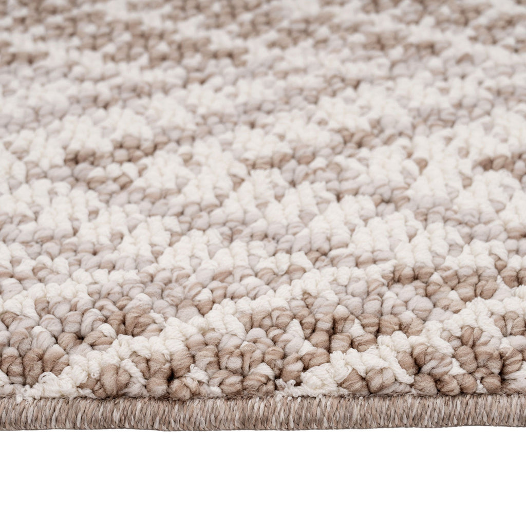 Grey Herringbone Area Rug - Noa
