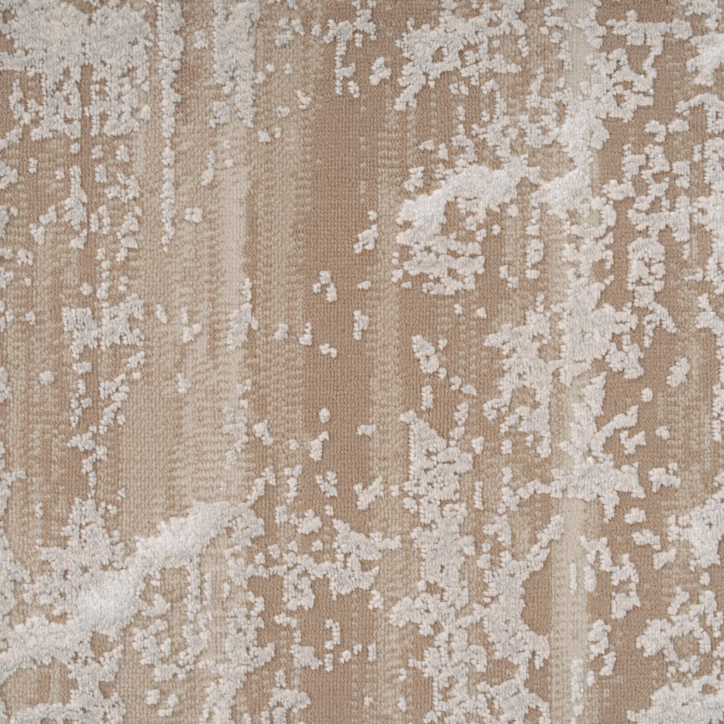 Distressed Abstract Beige Runner - Libby