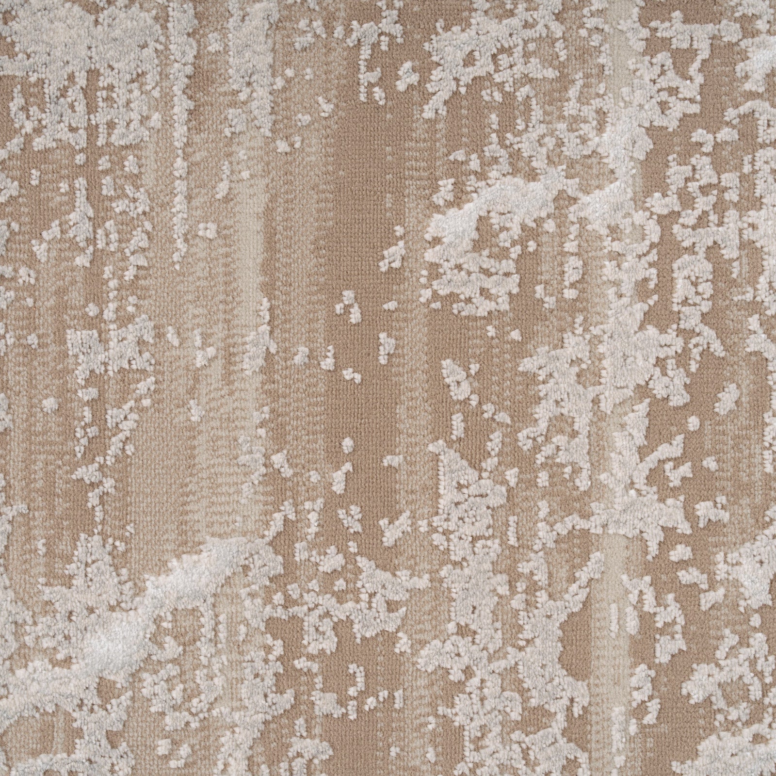 Distressed Abstract Beige Runner - Libby