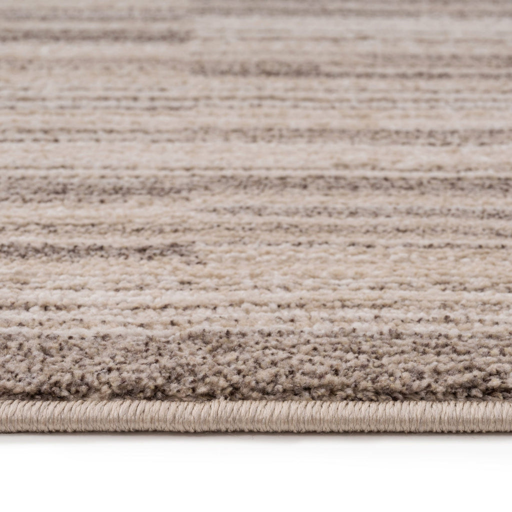 Neutral Beige Linear Stair Carpet