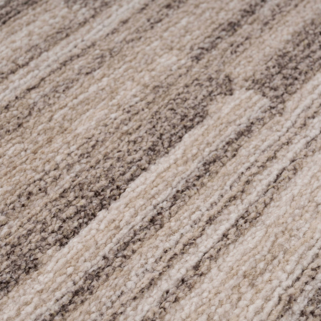 Neutral Beige Linear Stair Carpet