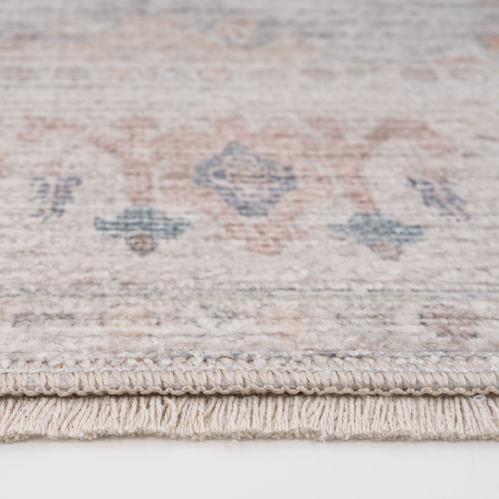 Vintage Multicolour Floral Rug - Audrey