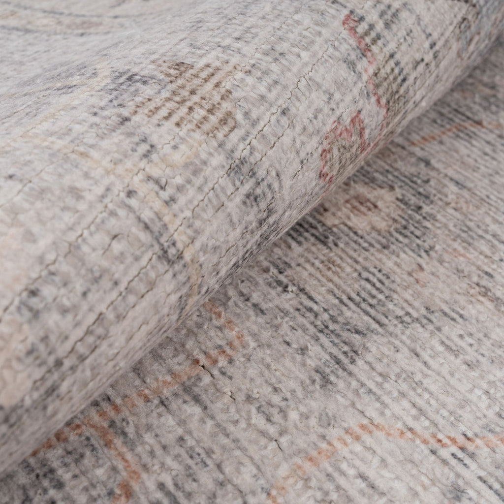 Vintage Multicolour Floral Rug - Audrey