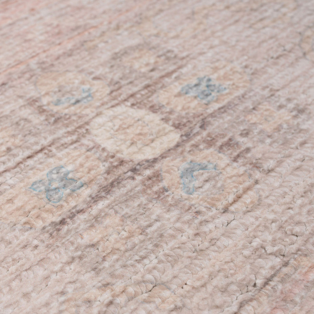 Vintage Coral Pink Chic Rug - Clara
