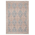 Vintage Blue Diamond Rug - Genevieve