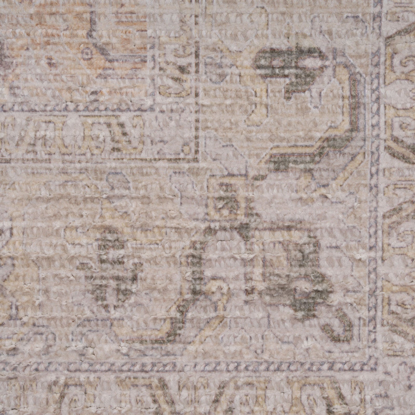 Distressed Yellow Regal Rug - Jade