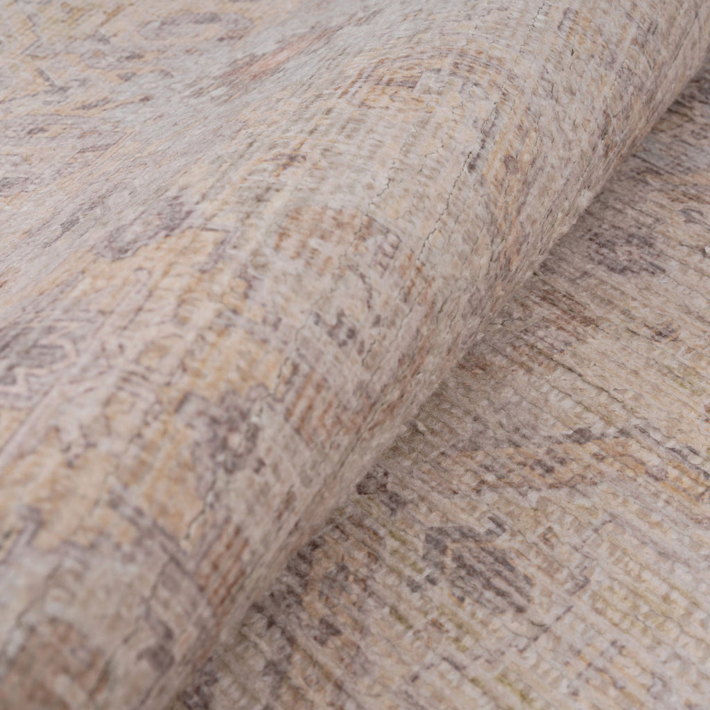 Distressed Yellow Regal Rug - Jade