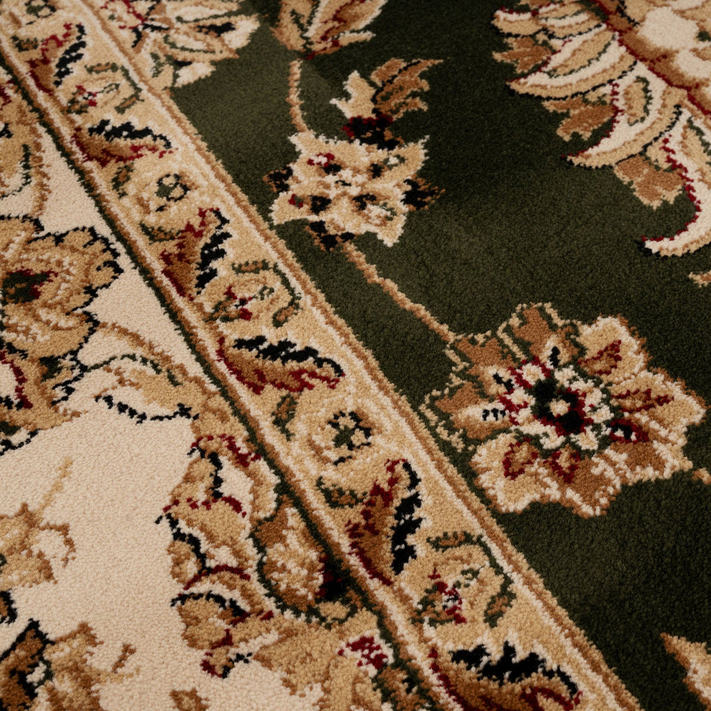 Traditional Green Runner Rug - Koa