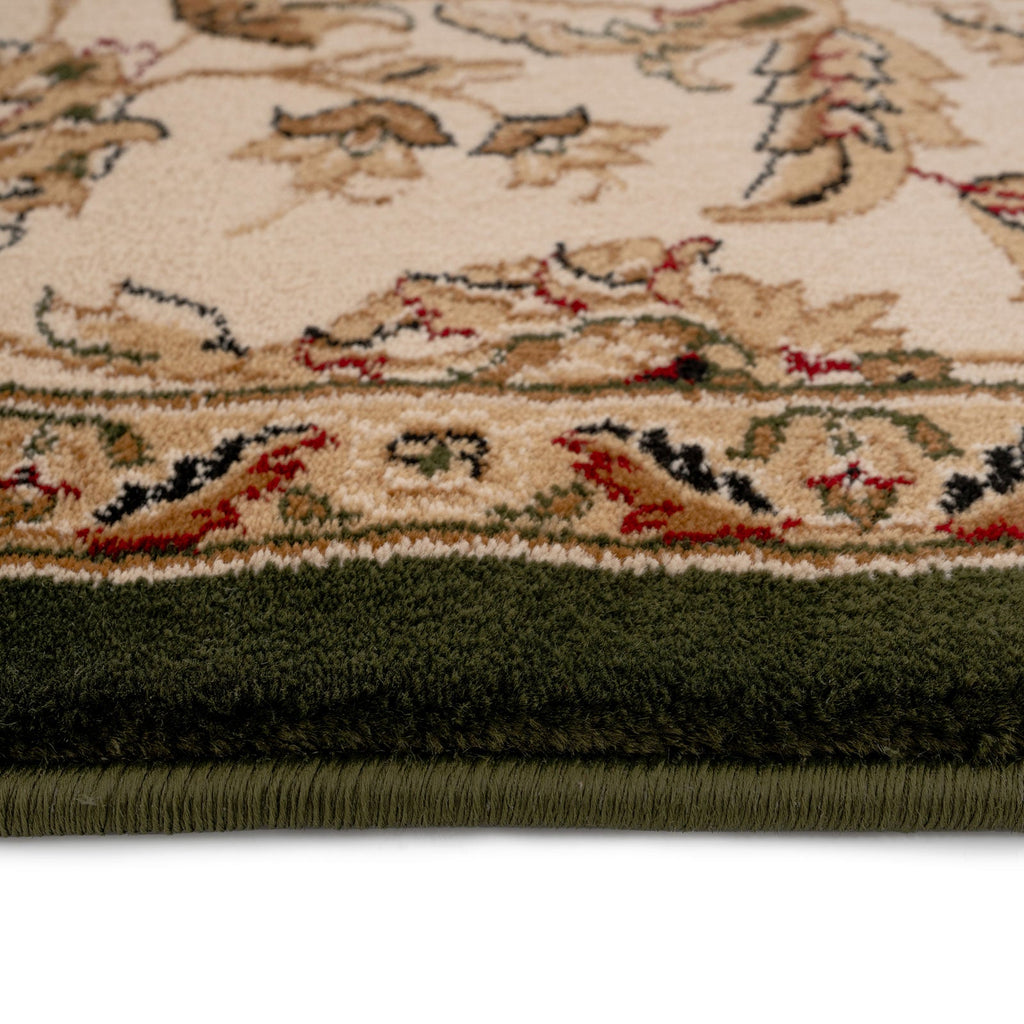 Traditional Green Floral Rug - Koa