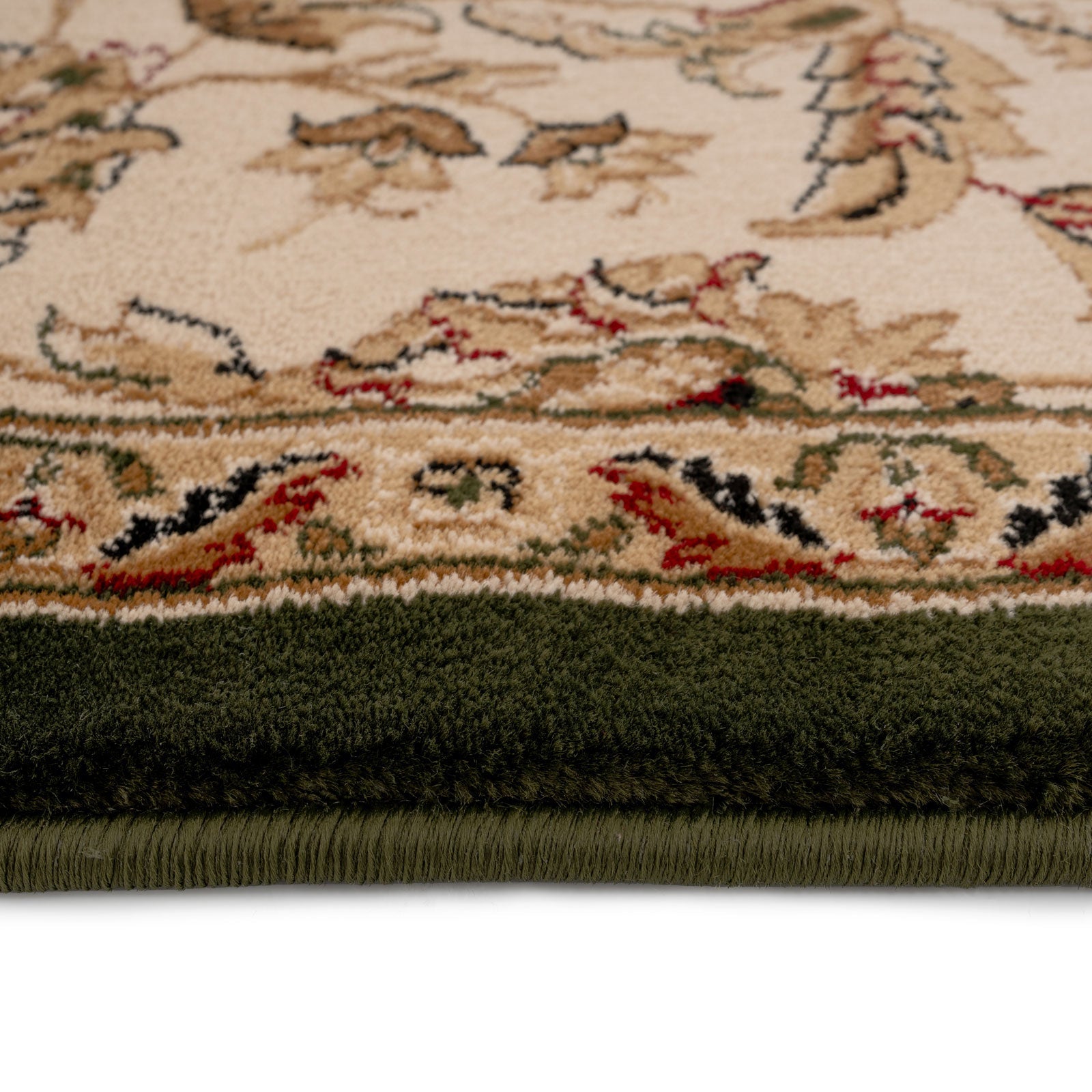 Traditional Green Floral Rug - Koa