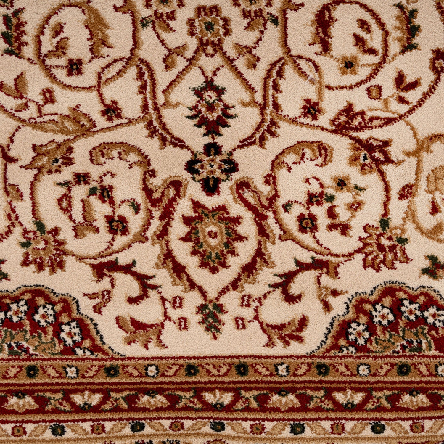 Traditional Regal Red Runner Rug - Navan