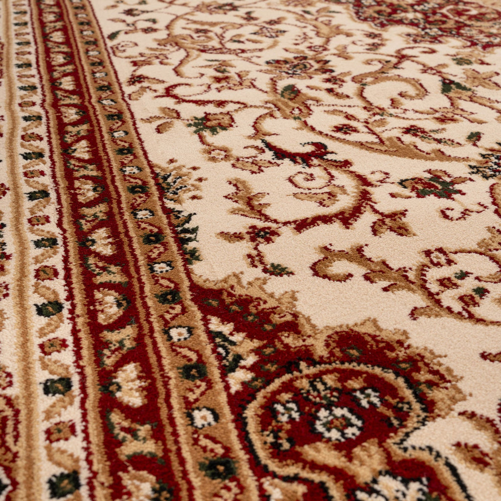 Traditional Regal Red Rug - Navan