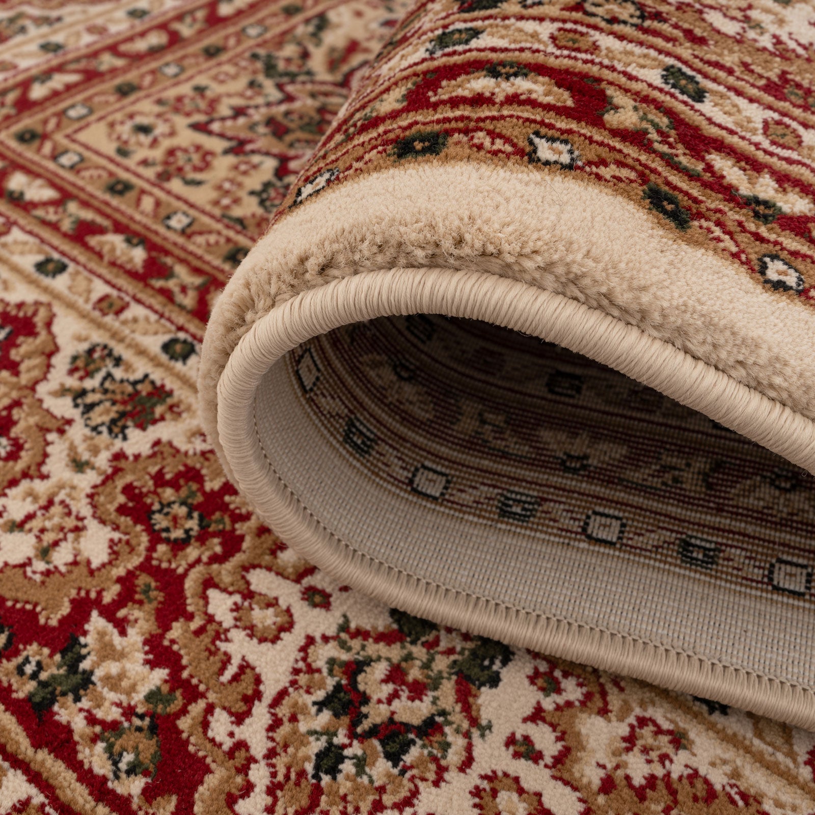 Traditional Regal Red Rug - Navan