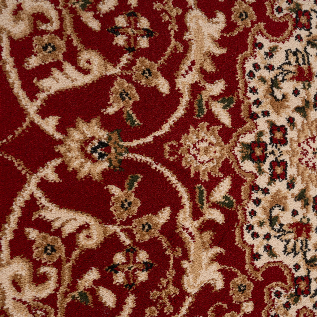 Classic Red Medallion Runner Rug - Sonam