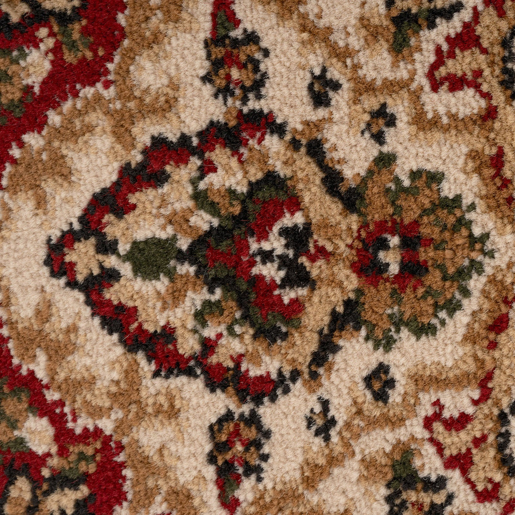 Classic Red Medallion Runner Rug - Sonam