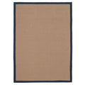 Navy Border Jute Rug - Juliette Navy