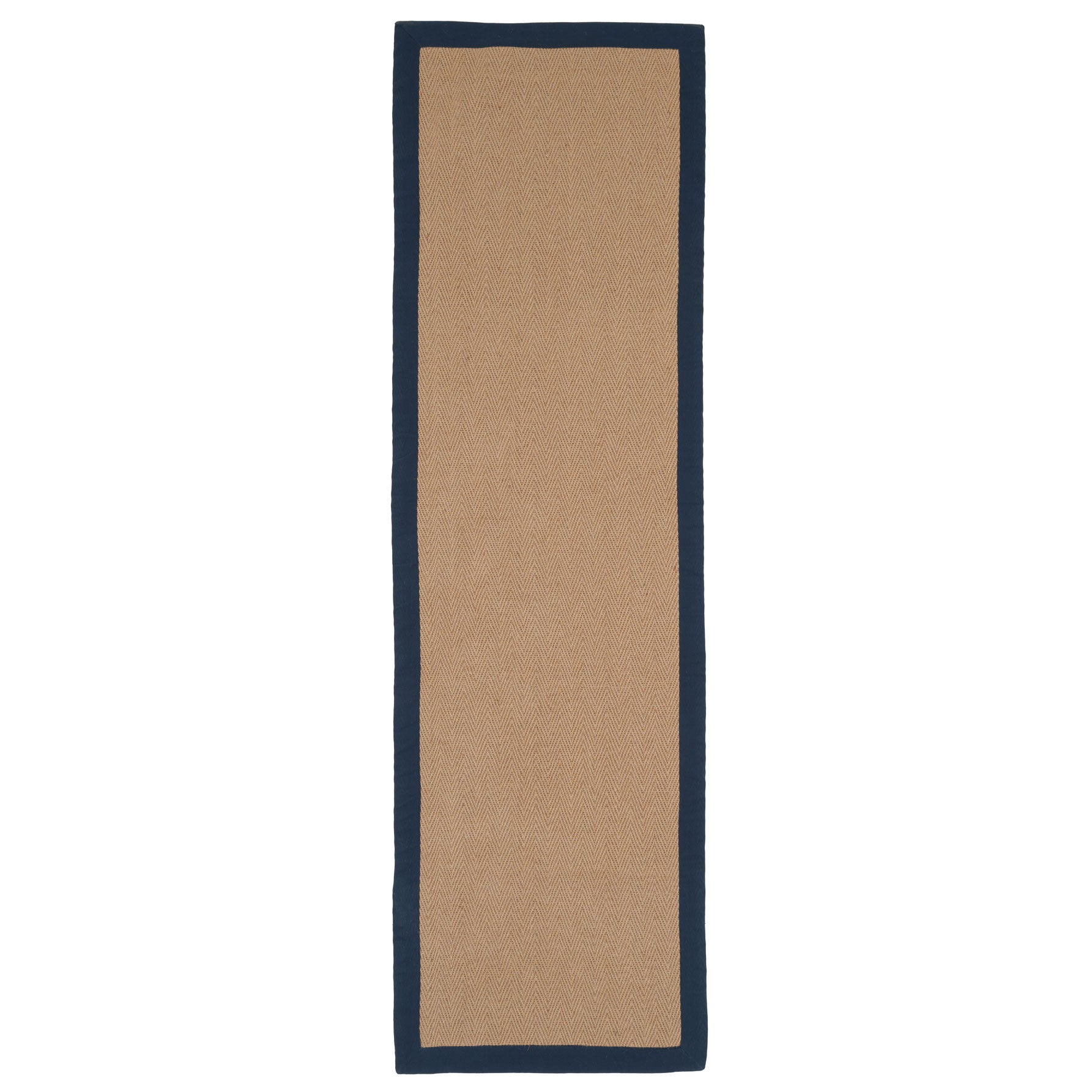 Navy Border Jute Rug - Juliette Navy