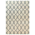 Cream Trellis Natural Jute Area Rug - Trellis
