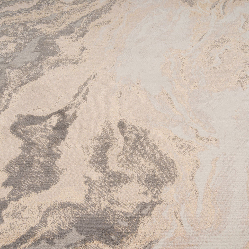 Beige Circle Marble Style Rug - Galena