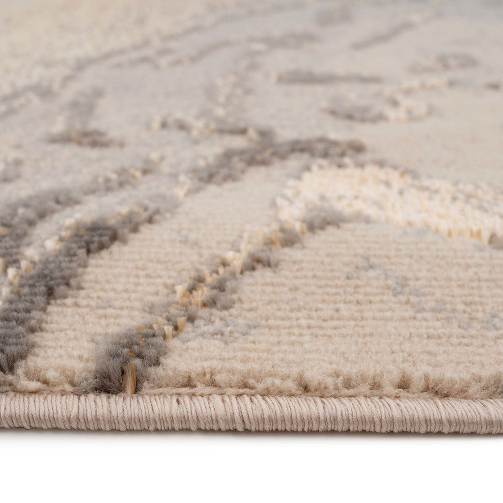 Beige Marble Style Rug - Galena