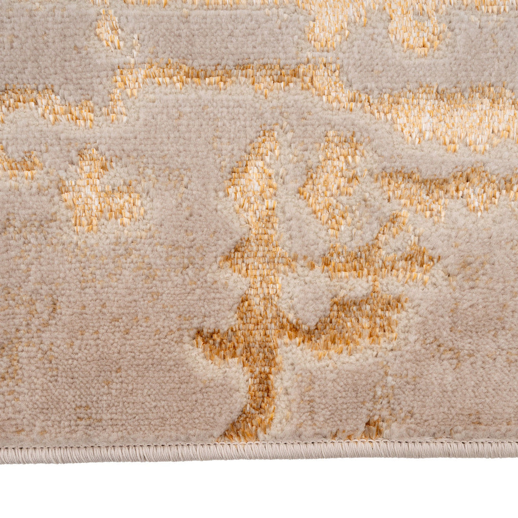 Golden Lustre Abstract Rug - Pietra