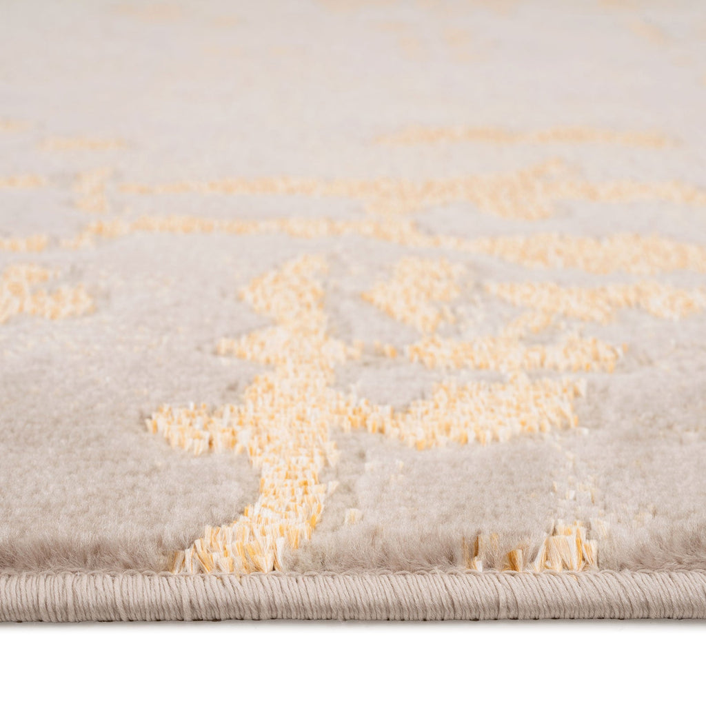 Golden Lustre Abstract Rug - Pietra
