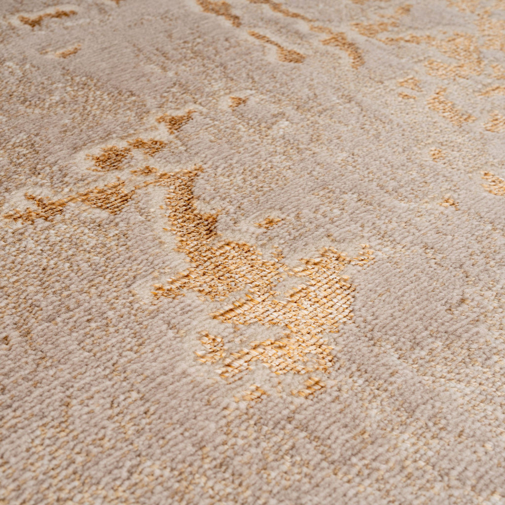Golden Lustre Abstract Rug - Pietra