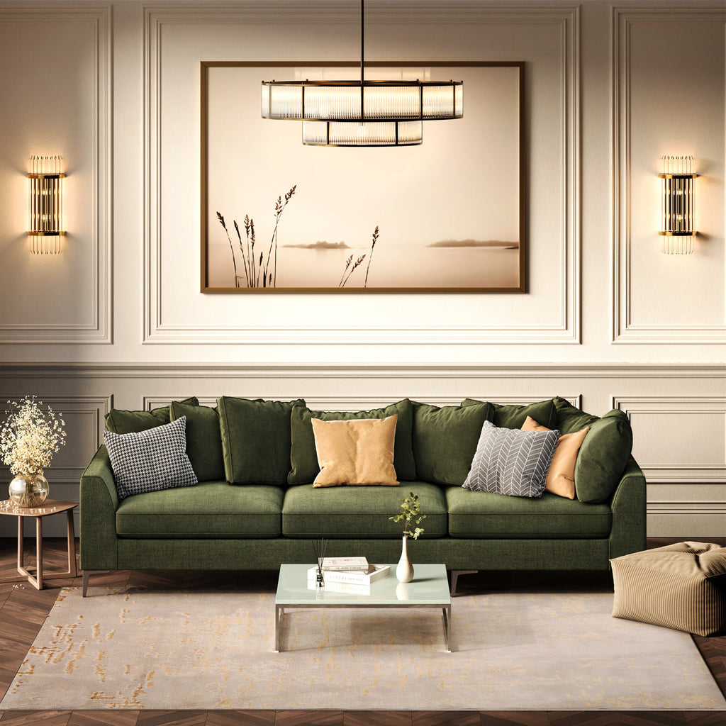 Golden Lustre Abstract Rug - Pietra
