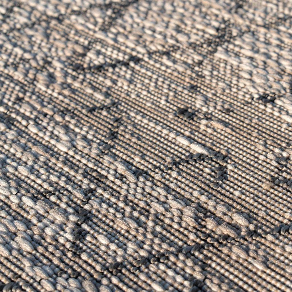 Beige Scandi Textured Flatweave Indoor Outdoor Area Rug - Marazza